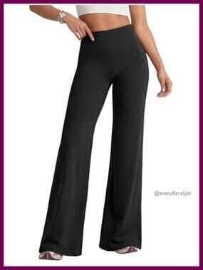 High Waisted Flare Leggings Tummy Control Butt Lifting Pants